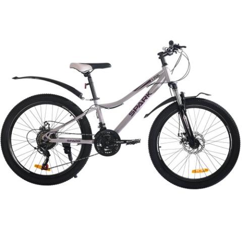 Велосипед SPARK LINK (колеса - 24", сталева рама - 12") світло-бузковий Велосипед SPARK LINK (колеса - 24", сталева рама - 12") світло-бузковий