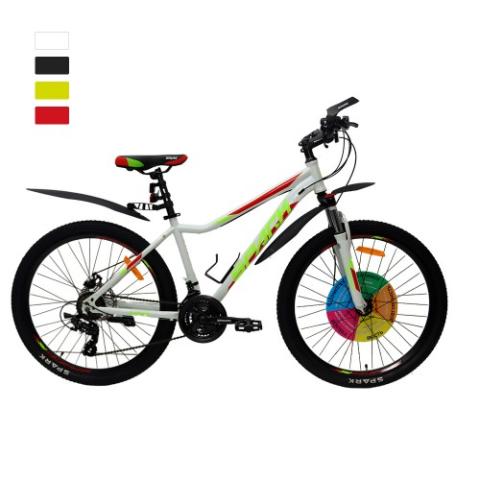 Велосипед SPARK WAVE 16 26 сірий вівід (колеса - 26", сталева рама - 16") Велосипед SPARK WAVE 16 26 сірий вівід (колеса - 26", сталева рама - 16")