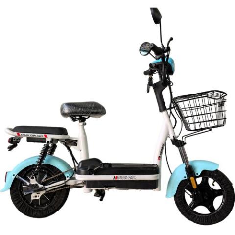 Велосипед з електродвигуном  SPARK COMPACT 14" 48V/400W/12Ah Блакитний