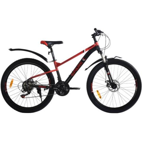Велосипед SPARK EMBER (колеса – 26", сталева рама – 13") чорний з червоним