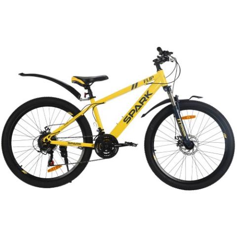 Велосипед SPARK FLIP (колеса – 26", сталева рама – 15") жовтий Велосипед SPARK FLIP (колеса – 26", сталева рама – 15") жовтий