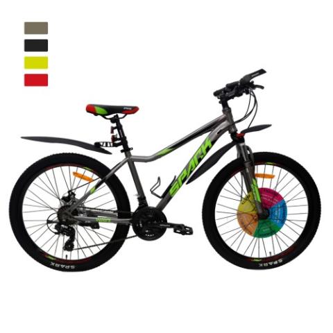 Велосипед SPARK WAVE 16 26 темно сірий (колеса - 26", сталева рама - 16") Велосипед SPARK WAVE 16 26 темно сірий (колеса - 26", сталева рама - 16")