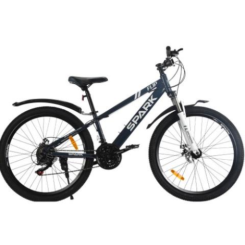 Велосипед SPARK FLIP (колеса – 26", сталева рама – 13") графітовий Велосипед SPARK FLIP (колеса – 26", сталева рама – 13") графітовий