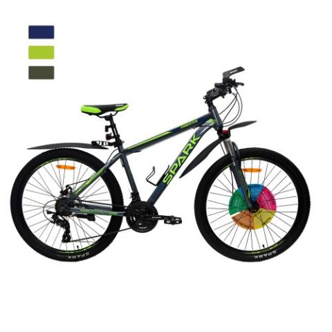 Велосипед SPARK FORESTER 17 27,5 графітовий (колеса - 27,5", сталева рама - 17") Велосипед SPARK FORESTER 17 27,5 графітовий (колеса - 27,5", сталева рама - 17")