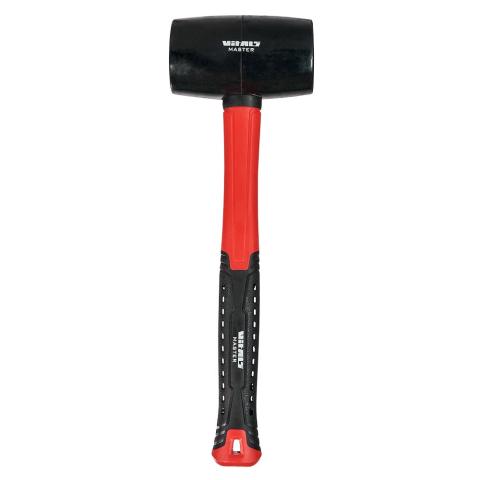 Киянка гумова 900 г чорна, фіберглас Vitals Master Киянка гумова 900 г чорна, фіберглас Vitals Master