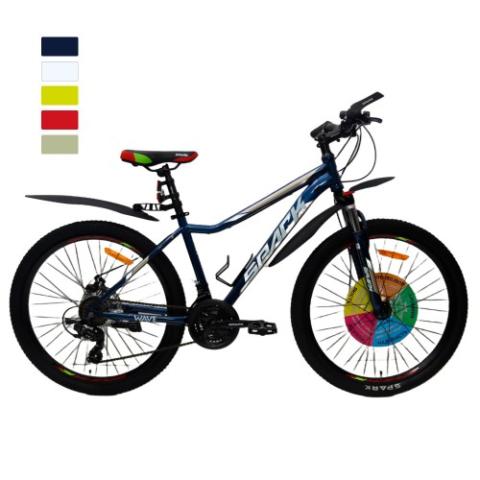 Велосипед SPARK WAVE 16 26 синій (колеса - 26", сталева рама - 16") Велосипед SPARK WAVE 16 26 синій (колеса - 26", сталева рама - 16")
