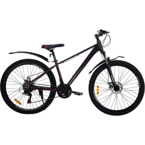 Велосипед SPARK LINE (колеса - 27,5", алюмінієва рама - 15") чорний з темно-вишневим Велосипед SPARK LINE (колеса - 27,5", алюмінієва рама - 15") чорний з темно-вишневим