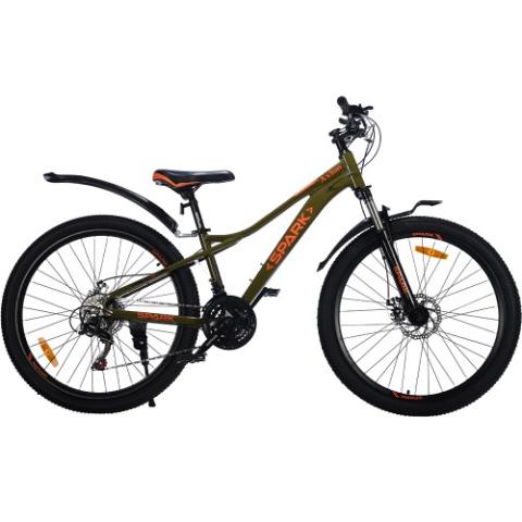 Велосипед SPARK AXION (колеса - 26", алюмінієва рама - 13") темно-оливковий Велосипед SPARK AXION (колеса - 26", алюмінієва рама - 13") темно-оливковий