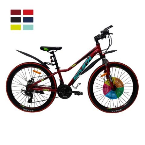 Велосипед SPARK WAVE 12 26 рожевий (колеса - 26", сталева рама - 12") Велосипед SPARK WAVE 12 26 рожевий (колеса - 26", сталева рама - 12")