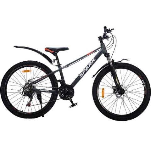 Велосипед SPARK ASTRO (колеса - 26", алюмінієва рама - 13") сірий із темно-сірим Велосипед SPARK ASTRO (колеса - 26", алюмінієва рама - 13") сірий із темно-сірим