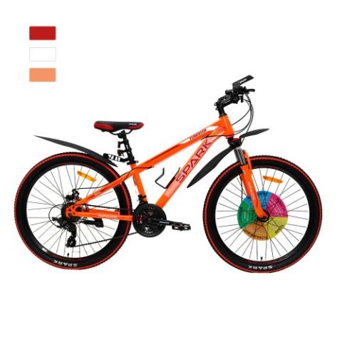 Велосипед SPARK FORESTER 13 26 кораловий (колеса - 26", сталева рама - 13")