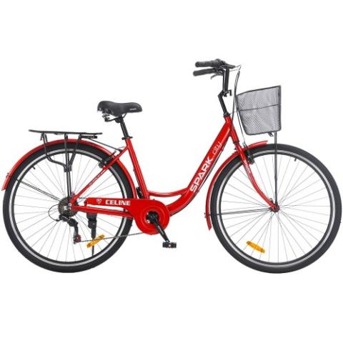 Велосипед SPARK CITY CELINE (колеса - 28", алюмінієва рама - 18") червоний