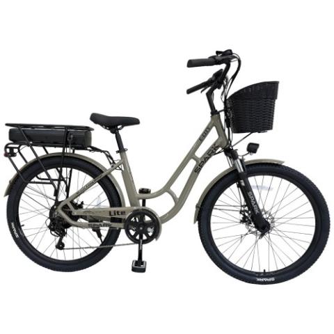Велосипед з електромотором SPARK E-CITY LITE 17" 48V/500W/12,8Ah сірий Велосипед з електромотором SPARK E-CITY LITE 17" 48V/500W/12,8Ah сірий