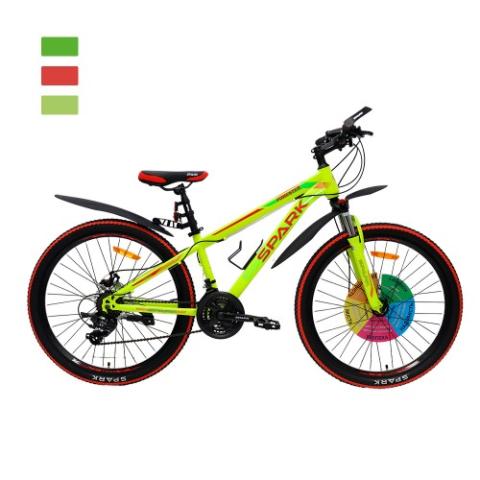 Велосипед SPARK FORESTER 13 26 лаймовий (колеса - 26", сталева рама - 13")