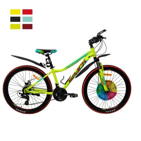 Велосипед SPARK WAVE 14 26 жовтий (колеса - 26", сталева рама - 14")
