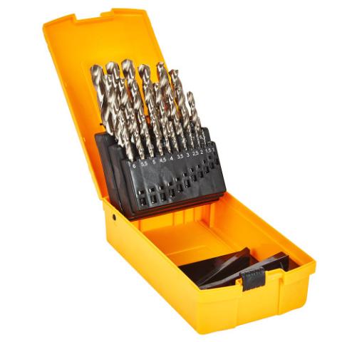 Набір свердел M2 по металу 25 шт. 1–13 мм INGCO