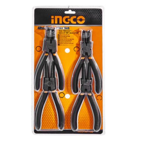 Набір щипців для зняття стопорних кілець INGCO
