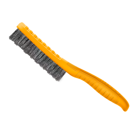 Щітка по металу 270 мм 5 рядів, пластик INGCO