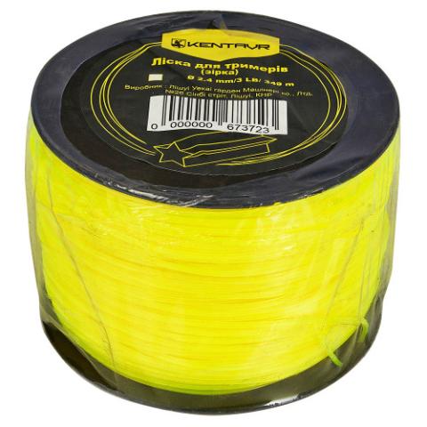 Ліска для тримерів у бухті Кентавр (зiрка) 2,4 мм × 3LB (349 м) Ліска для тримерів у бухті Кентавр (зiрка) 2,4 мм × 3LB (349 м)