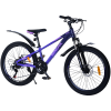 Велосипед SPARK NEO (колеса - 24", алюмінієва рама - 11") темно-фіолетовий із фіолетовим