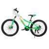 Велосипед SPARK WAVE JR. (колеса - 24", сталева рама - 12") зелений з білим