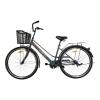 Велосипед SPARK CITY MIRA (колеса - 28", сталева рама - 18") з кошиком графітовий