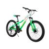 Велосипед SPARK WAVE JR. (колеса - 24", сталева рама - 12") зелений з білим