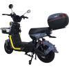 Велосипед з електромотором SPARK BOOST 14" 72V/1200W/25Ah сірий з жовтим