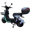 Велосипед з електромотором SPARK BOOST 14" 72V/1200W/25Ah сірий з бірюзовим