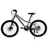 Велосипед SPARK SKADI (колеса - 24", сталева рама - 12") сірий матовий