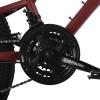 Велосипед SPARK SURF (колеса - 24", сталева рама - 12") бордовий