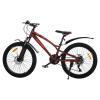Велосипед SPARK SURF (колеса - 24", сталева рама - 12") бордовий