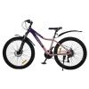 Велосипед SPARK FURY (колеса - 26", сталева рама - 15") фіолетовий з персиковим