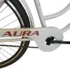 Велосипед SPARK CITY AURA (колеса - 26", сталева рама - 17") з кошиком холодно-сірий