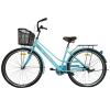 Велосипед SPARK CITY MIRA (колеса - 28", сталева рама - 18") з кошиком світло-блакитний