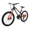 Велосипед SPARK HUNTER JR. (колеса - 24", алюмінієва рама - 12") чорний з оранжевим