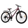 Велосипед SPARK NOVA (колеса - 29", сталева рама - 17") вишневий з чорним
