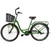 Велосипед SPARK CITY SOLA (колеса - 26", сталева рама - 17") із кошиком яскраво-зелений