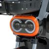 Велосипед з електромотором SPARK TOUR 14» 60V/500W/20Ah Чорний з помаранчевим