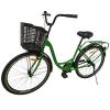 Велосипед SPARK CITY SOLA (колеса - 26", сталева рама - 17") із кошиком яскраво-зелений