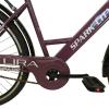 Велосипед SPARK CITY LIRA (колеса - 26", сталева рама - 17") з кошиком сливовий