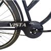 Велосипед SPARK CITY VISTA (колеса - 28", сталева рама - 18") із кошиком темно-фіолетовий