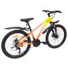 Велосипед SPARK PLEASURE (колеса - 24", алюмінієва рама - 12") помаранчевий з жовтим