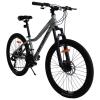Велосипед SPARK SKADI (колеса - 24", сталева рама - 12") сірий матовий