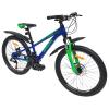 Велосипед SPARK PLAYER (колеса - 24", сталева рама - 11") синій із зеленим