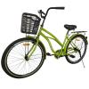Велосипед SPARK CITY VISTA (колеса - 26", сталева рама - 17") із кошиком салатовий