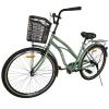 Велосипед SPARK CITY VISTA (колеса - 26", сталева рама - 17") з оливковим кошиком