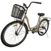 Велосипед SPARK CITY SOLA (колеса - 26", сталева рама - 17") із кошиком світло-коричневий