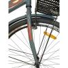 Велосипед SPARK CITY MIRA (колеса - 28", сталева рама - 18") з кошиком графітовий