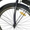 Велосипед SPARK CITY VISTA (колеса - 28", сталева рама - 18") із кошиком темно-фіолетовий